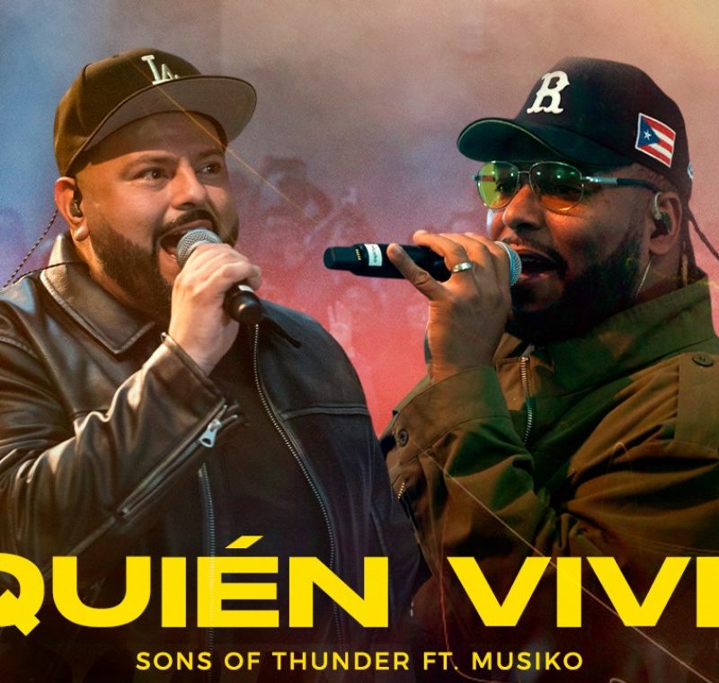 “Quién Vive”: Sons of Thunder irrumpe con un himno explosivo, grabado en vivo, junto a Musiko