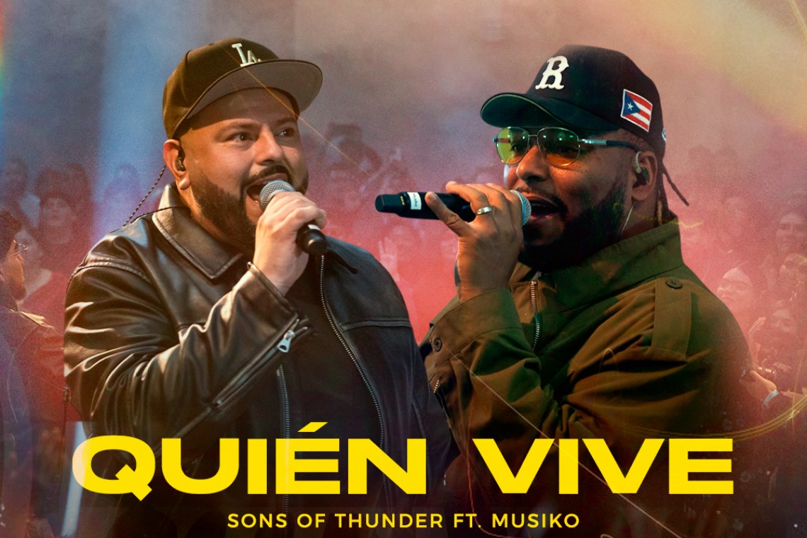 “Quién Vive”: Sons of Thunder irrumpe con un himno explosivo, grabado en vivo, junto a Musiko